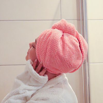  Hair Towel Wrap Pink